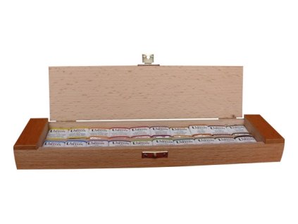 14525 mistrovske akvarelove barvy umton 20x2 6ml drevena kazeta