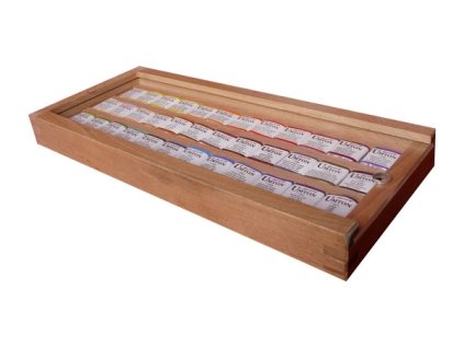 14531 mistrovske akvarelove barvy umton 36x2 6ml drevena kazeta