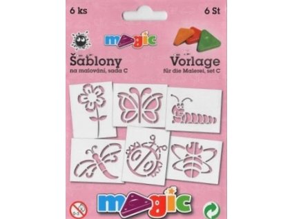 14741 magic sablony papirove 6ks sada c leto