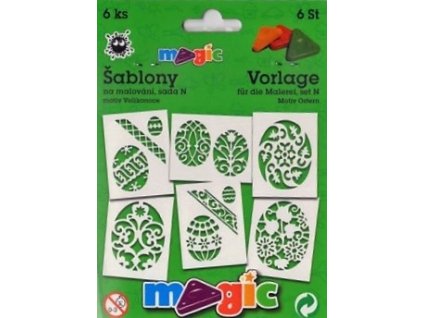 30675 magic sablony papirove 6 ks sada n velikonoce