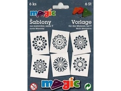 30687 magic sablony papirove 6 ks sada t mandaly