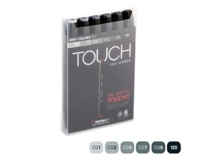 15074 1 designersky fix touch twin marker sada 6 cool grey