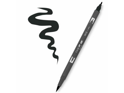 15083 3 tombow abt oboustranny fix brush fine cerny