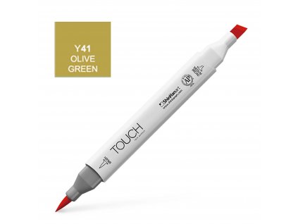15281 4 designersky fix touch brush 41 olive green
