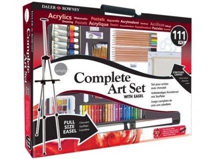 34416 sada pro vytvarniky daler rowney complete art set 111 ks