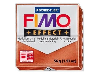 35400 fimo effect polymerova hmota 56g metalicka medena 27