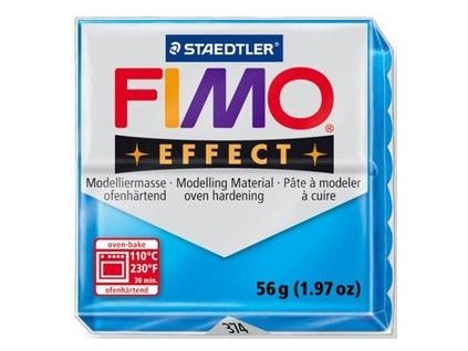 35418 fimo effect polymerova hmota 56g transparentdni modra 374