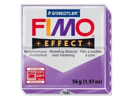 35451 fimo effect polymerova hmota 56g transparentni fialova 604