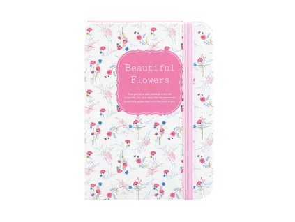 blok a6 beautiful flowers ruzovy