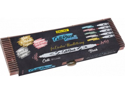 calli brush metallic