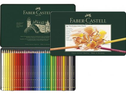 Umělecké pastelky Faber-Castell Polychromos 110036 sada 36 barev
