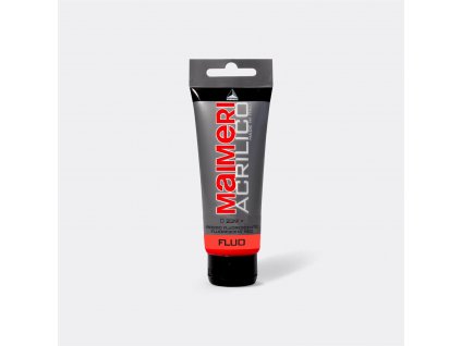 Akrylová barva Maimeri Acrilico 75 ml - FLUO červená