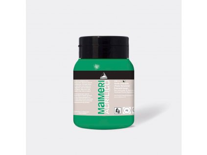 Akrylová barva Maimeri Acrilico 500ml - zeleň smaragdová