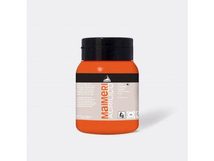 43970 akrylova barva maimeri acrilico 500 ml scarlette