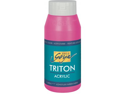 Akrylová barva SOLO GOYA Triton 750 ml růžová sytě