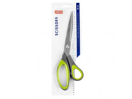47597 1 nuzky kancelarske easy 25 cm zelene
