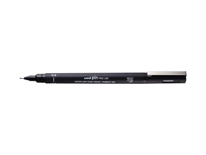 P289066000_Rýsovací popisovač UNI PIN 05 na vodní bázi 0,5 mm liner – černý