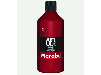 54443 akrylova barva marabu acryl color 500 ml ruby red 038