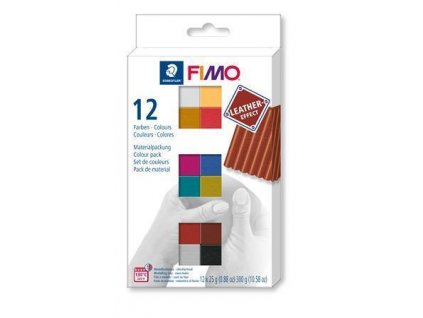 FIMO® Leather Effect, sada 12 barev po 25 g