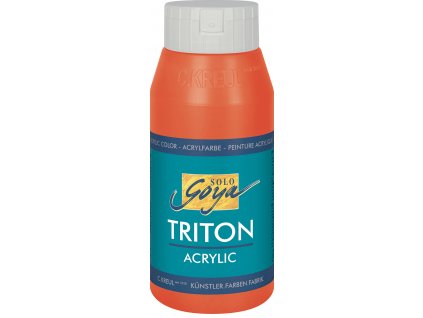 Akrylová barva SOLO GOYA Triton 750ml červená