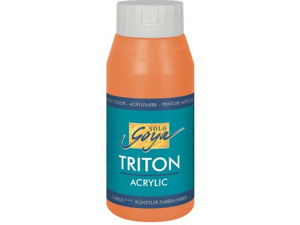 Akrylová barva SOLO GOYA Triton 750ml oranžová meruňková