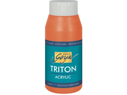 Akrylová barva SOLO GOYA Triton 750ml červená rumělka