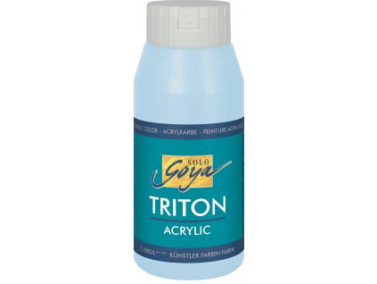 Akrylová barva SOLO GOYA Triton 750ml modrá nebeská světlá