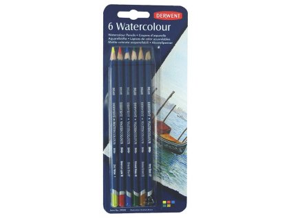 derwent watercolour 6 ks blistr