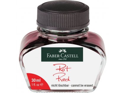 Inkoust červený 30ml Faber Castell