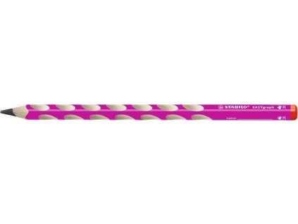 Grafitová tužka "EASYgraph", růžová, HB, pro praváky, STABILO