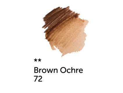 white nights akvarelova pastelka 72 brown ochre