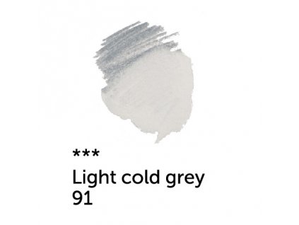 white nights akvarelova pastelka 91 light cold grey