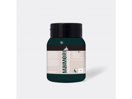 58721 akrylova barva maimeri acrilico 500 ml phthalo green