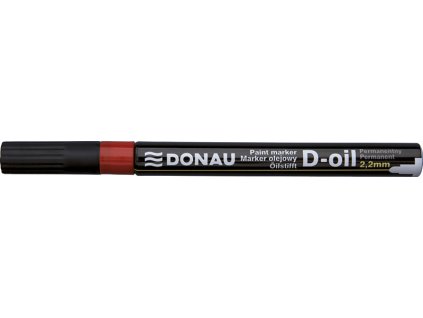 Donau D-Oil lakový popisovač 2,2 mm červený