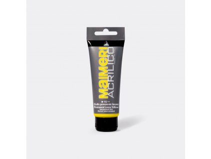 63427 akrylova barva maimeri acrilico 200 ml zlut permanentni citronova 112