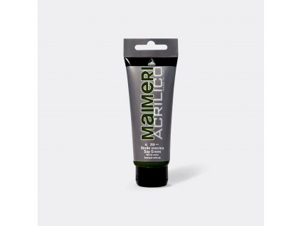 Akrylová barva Maimeri Acrilico 200 ml - Zeleň mízní 358