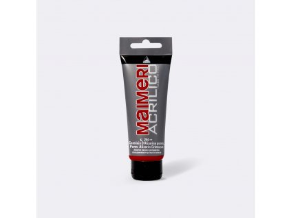 Akrylová barva Maimeri Acrilico 200 ml - Permanent Alizarine Crimson 254