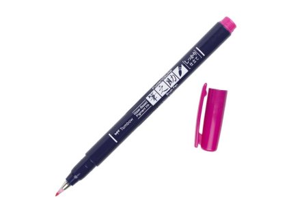 Štětcový popisovač Tombow Fudenosuke Hard – růžový