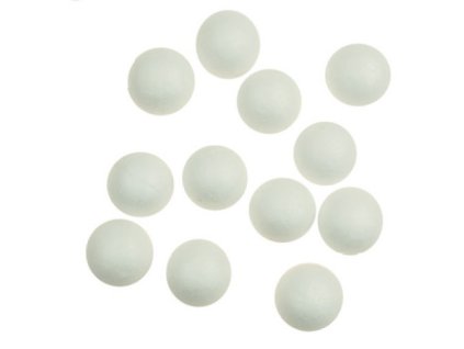 Koule polystyrenová 30 mm, 12 ks Anděl