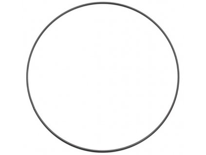 Kovový kruh na lapač snů 35 cm, černý