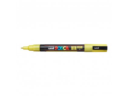 Akrylový popisovač Uni Posca 3ML 0,9 - 1,3 mm, třpytivý žlutý 2