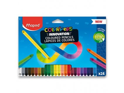70858 3 maped color peps infinity sada 24 inovativnich bezdrevych pastelek