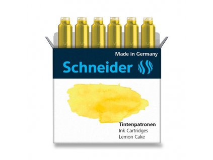 Schneider bombičky inkoustové 6 ks - žluté