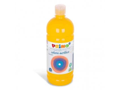 Akrylová barva PRIMO, 1000ml, žlutá