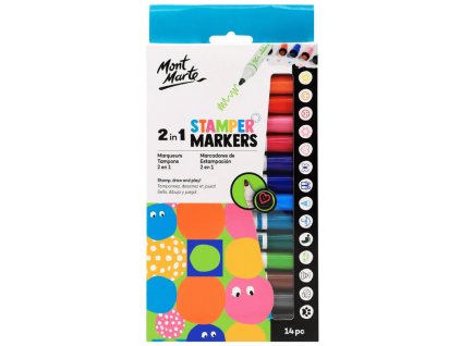 71191 mont marte fixy s razitky 14 ks