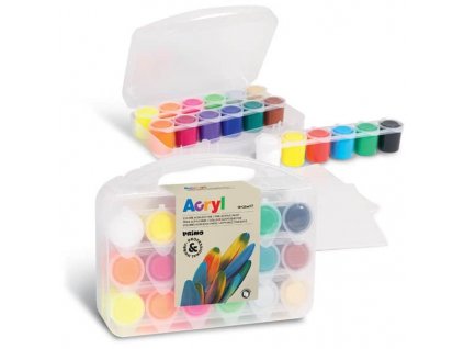 71227 3 akrylove barvy primo sada 18 x 25ml 2 x miniplatno kelimky