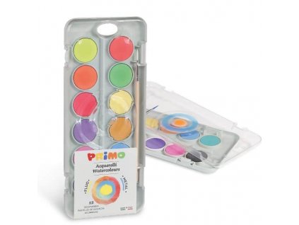 71374 vodove barvy primo 30mm 8 metal 4 fluo barvy stetec