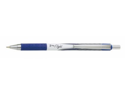 Kuličkové pero ZEBRA Z-Grip Flight, modré 0,34 mm, stiskací mechanismus