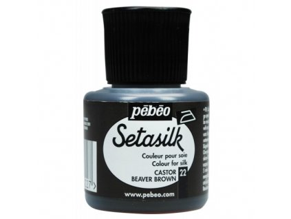 181022 pebeo setasilk 45ml beaver