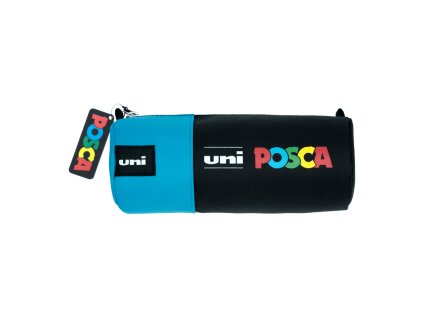 Penál POSCA – modro-černý, pro popisovače a psací potřeby